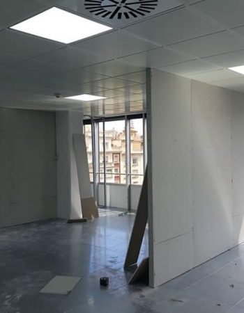 Construcion -Pladur tabice,trasado, techo,cinta y pintura