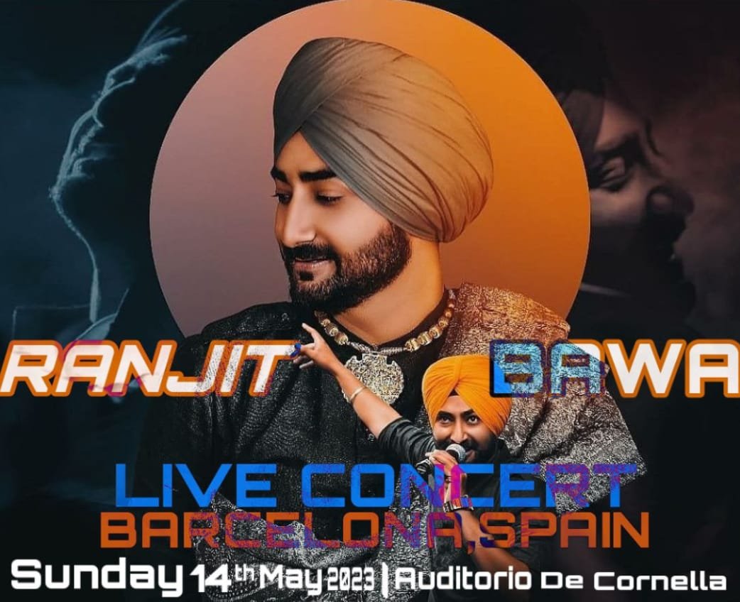 Ranjit Bawa Announces ‘Punjab Bolda Europe Tour 2023’ and Will Perform in Barcelona on May 14th