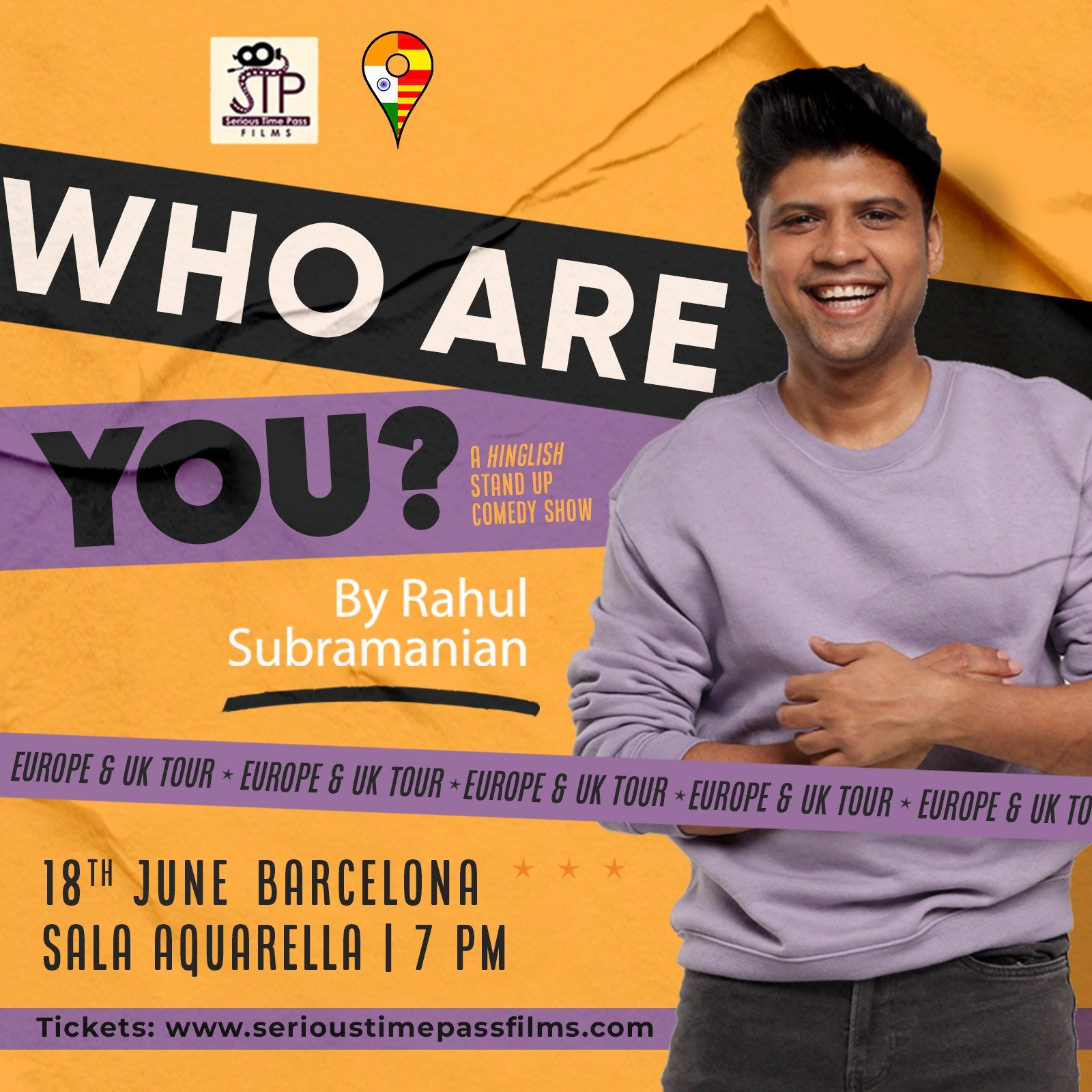 Rahul Subramanian on 18th June at Sala Aquarella in Barcelona