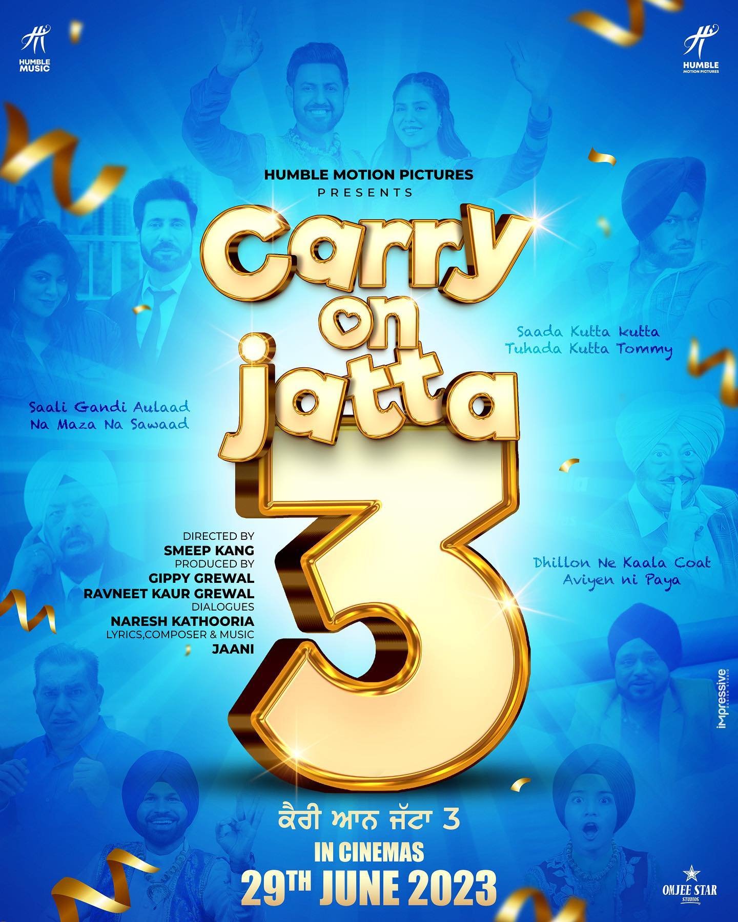 Experience uproarious laughter with Carry On Jatta 3, the Punjabi comedy sensation. Releasing on June 29 in Spain and Portugal. Don't miss out! - Catalunyaar