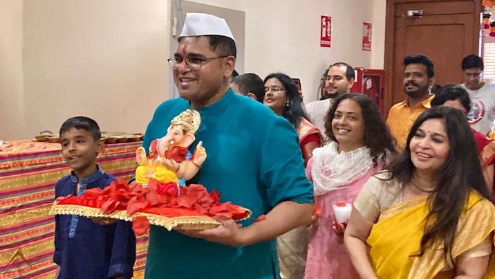 Ganesh Utsav in Barcelona