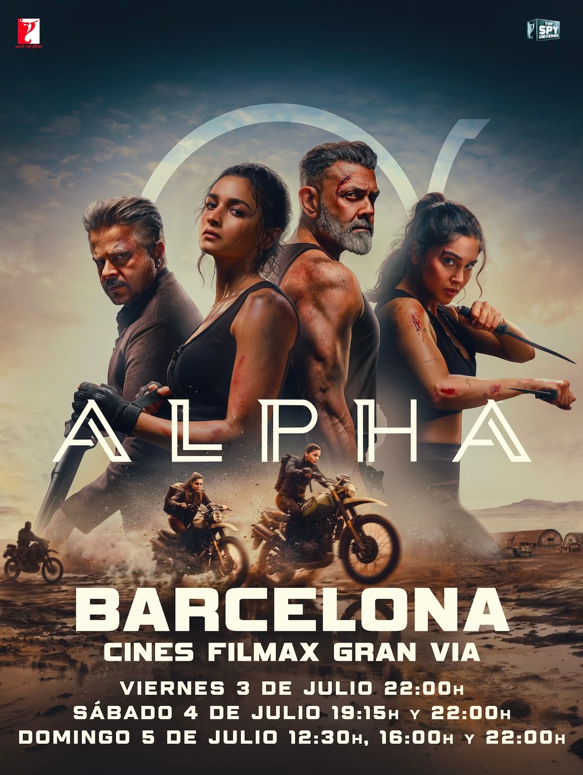 Alia Bhatt's Alpha hits Cines FILMAX Gran Vía in Barcelona this July